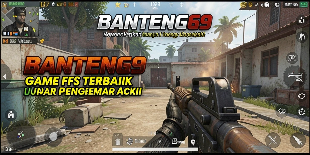 Gameplay BANTENG69 yang penuh aksi dan realistis dalam permainan FPS.