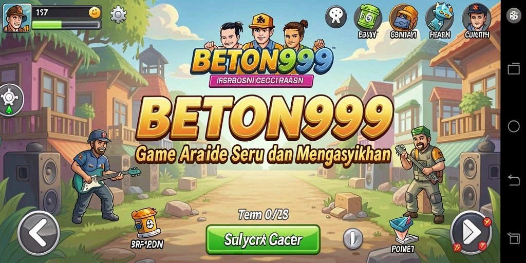 Tampilan gameplay seru dari BETON999 yang penuh aksi.