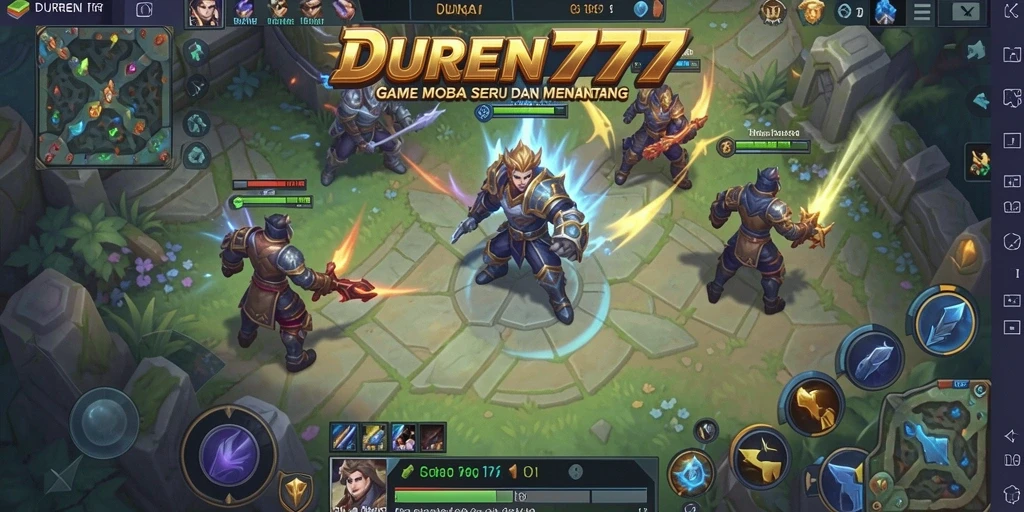 Gameplay seru dengan karakter MOBA yang unik.