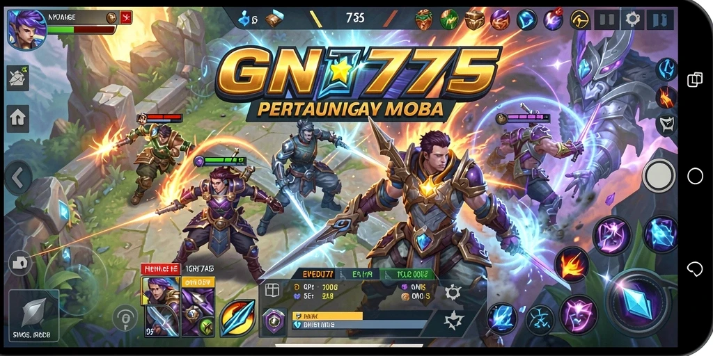 Gameplay seru yang menegangkan dalam GN777 MOBA.