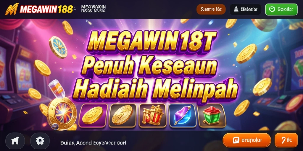 Menampilkan gameplay Slot yang seru dan interaktif dari MEGAWIN188.