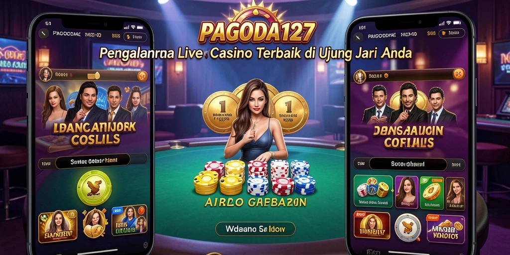 Tampilan menarik dari gameplay Live Casino di PAGODA127.