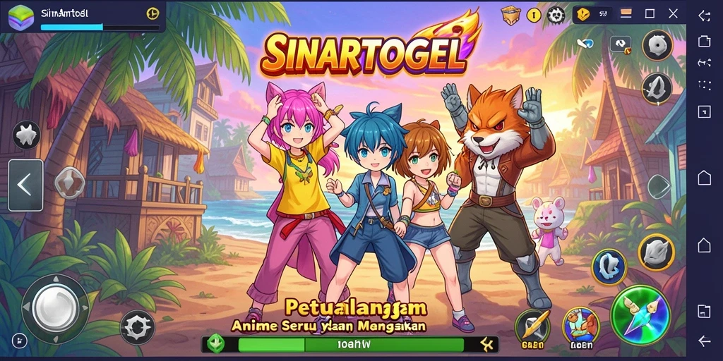 Tampilan gameplay SINARTOGEL yang menarik dan penuh warna.