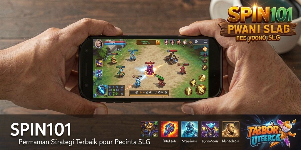 Tampilan gameplay SLG SPIN101 yang menarik dan strategis.