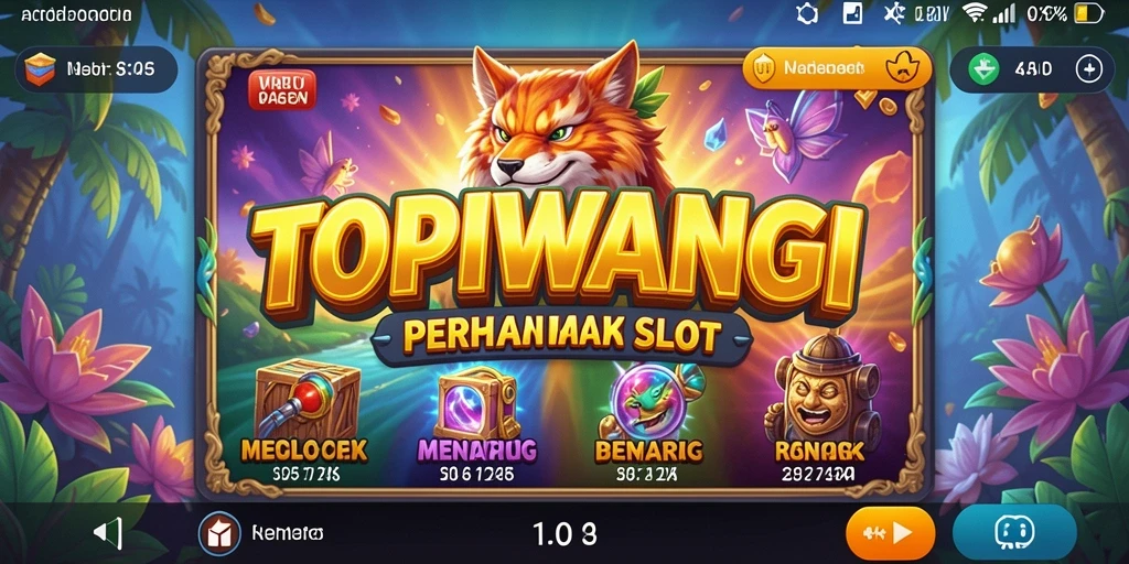 Tampilan gameplay menarik dari game Slot TOPIWANGI.