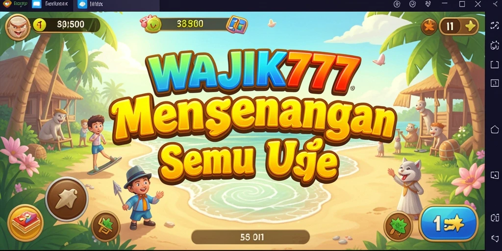 Tampilan gameplay seru dan penuh warna di WAJIK777.