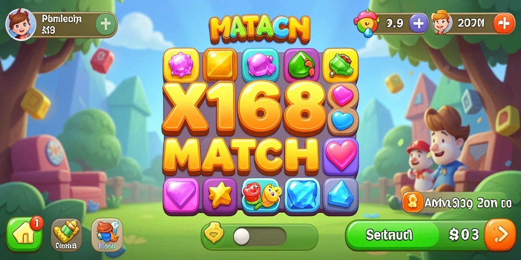 Tampilan gameplay utama X168 yang seru dan menantang.